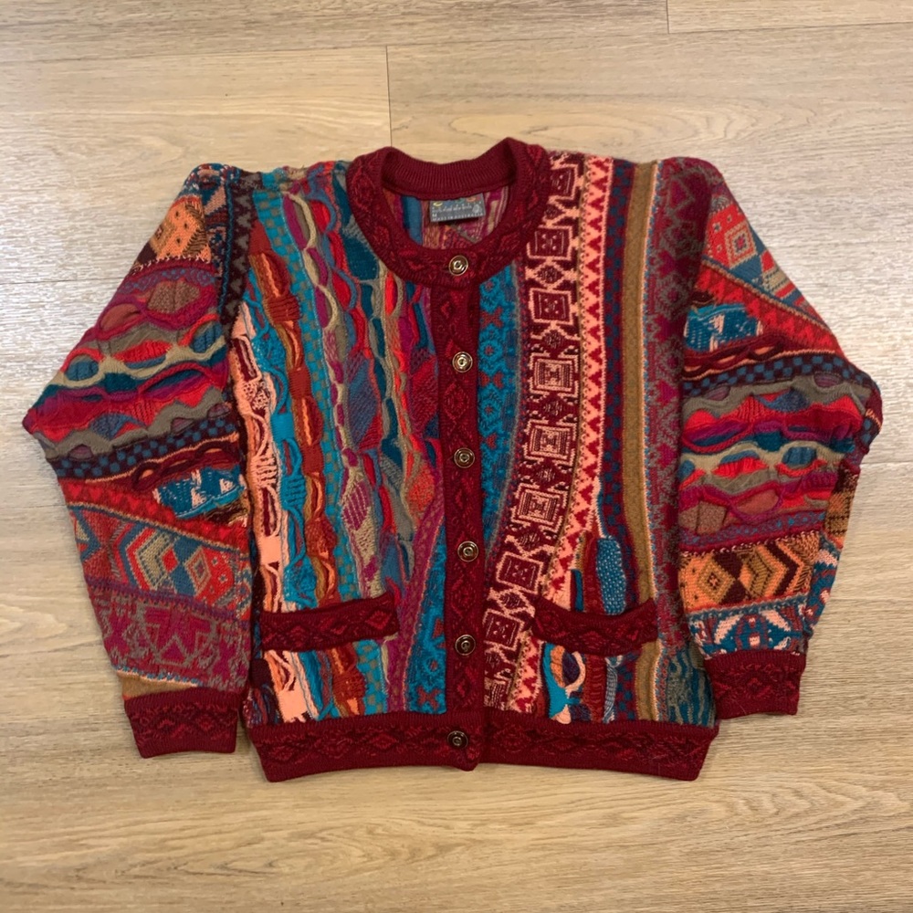 Vintage Coogi Sweater Cardigan